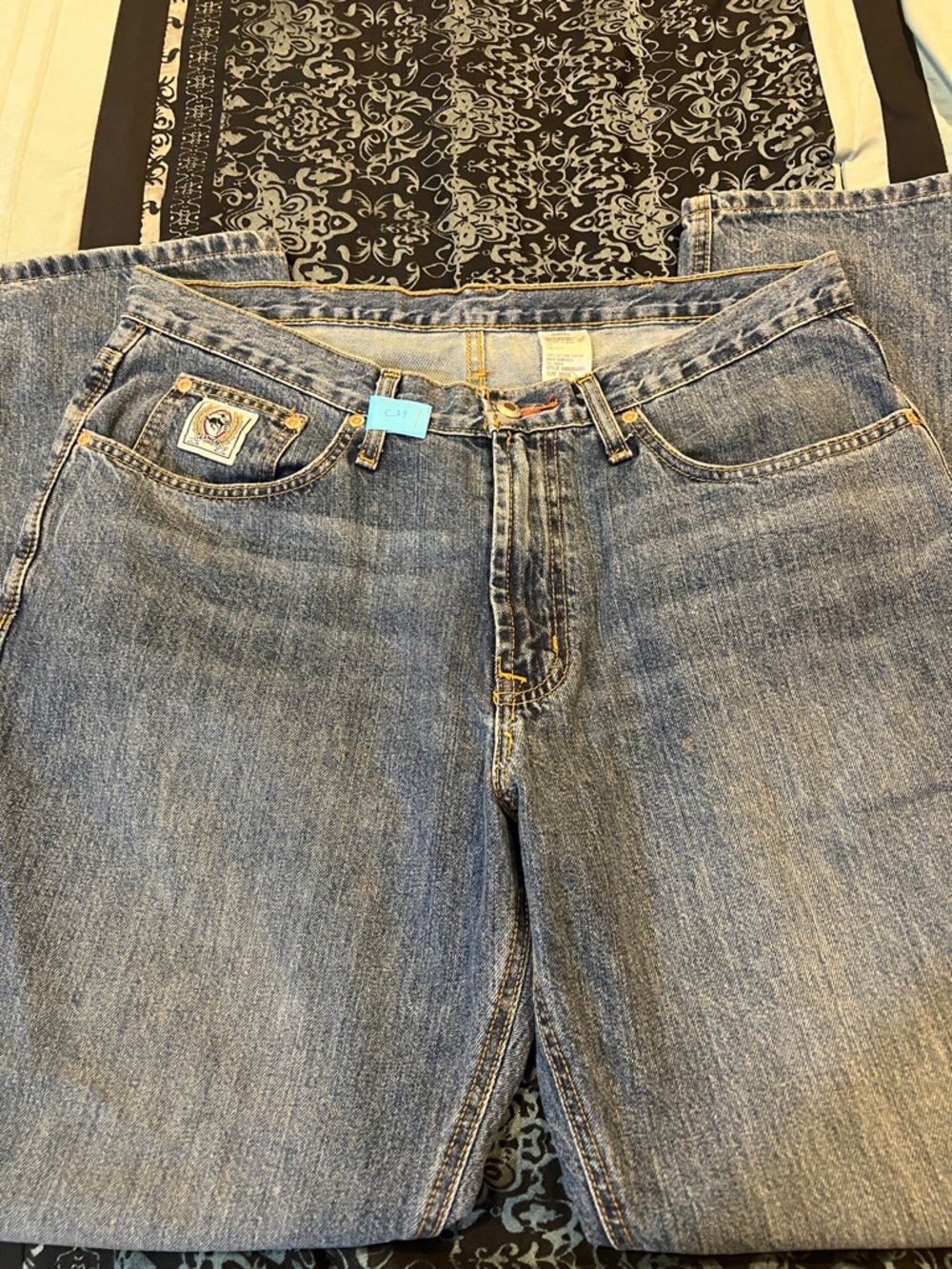 Cinch WHITE TAG Men's Light Blue Relaxed Denim Jeans